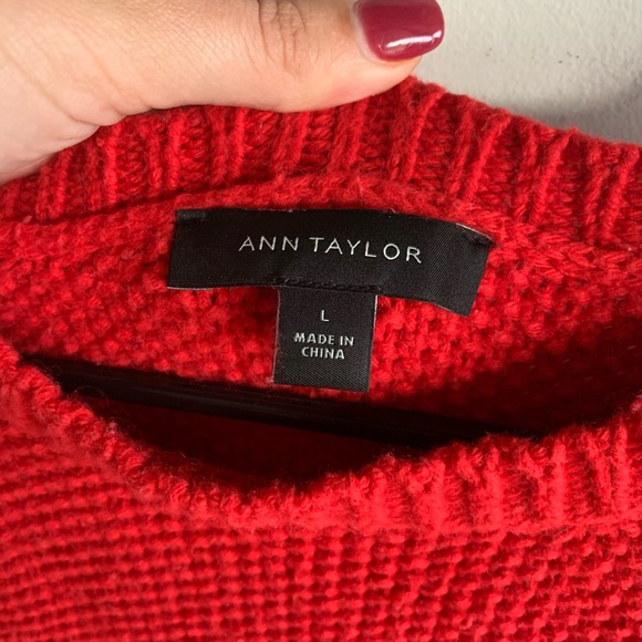 True red Ann Taylor Sweater - Picture 2 of 3